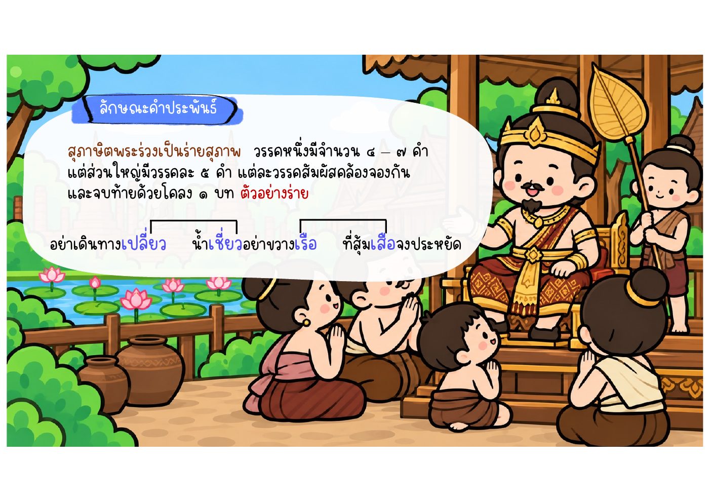 ภาพลักษณะคำประพันธ์